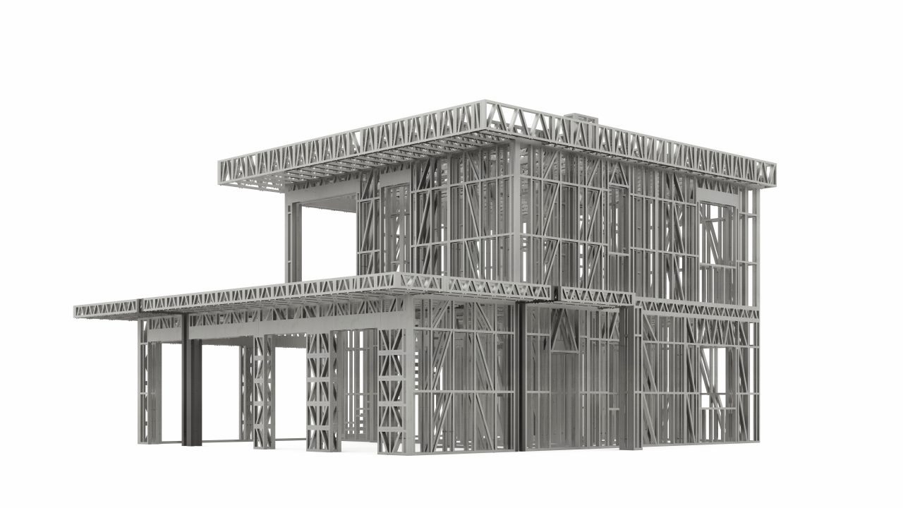 VILLA WITH PANORAMIC WINDOWS IN CONNECTICUT frame