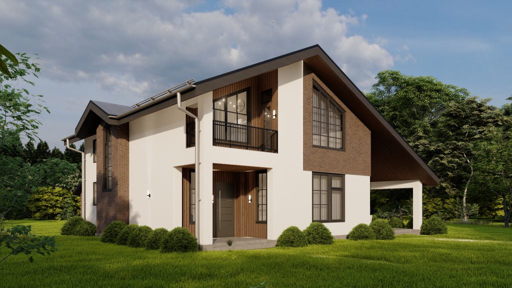 Two-story modular home 2450 sq.ft.