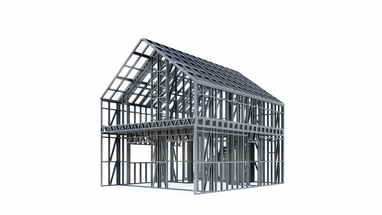 TWO-STORY BAR HOUSE IN NEW YORK frame