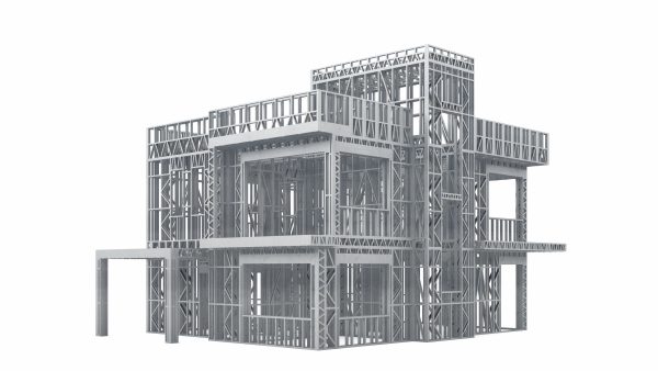 MODERN CHALET STYLE VILLA frame