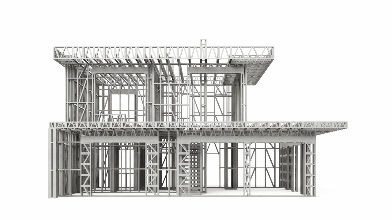 VILLA WITH PANORAMIC WINDOWS IN CONNECTICUT frame