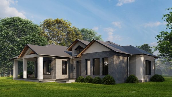 TRADITIONAL AMERICAN COUNTRY HOUSE