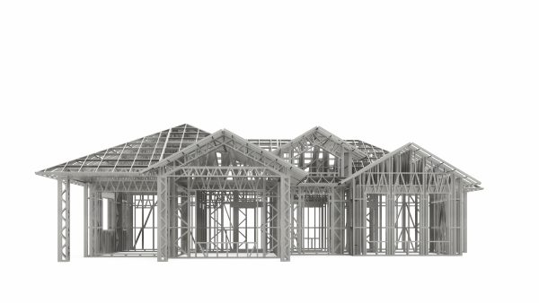 TRADITIONAL AMERICAN COUNTRY HOUSE frame