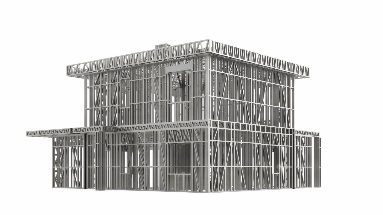 VILLA WITH PANORAMIC WINDOWS IN CONNECTICUT frame