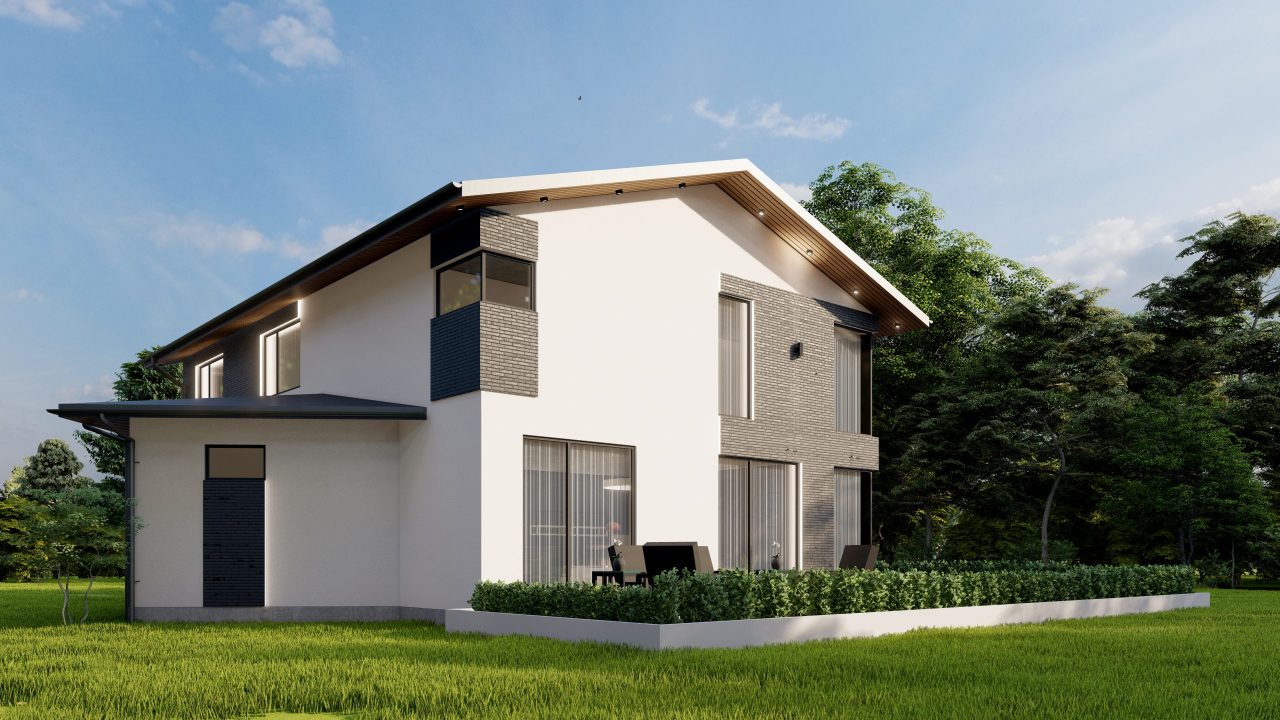 SCANDINAVIAN STYLE VILLA WITH GARAGE