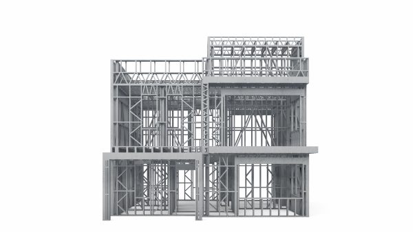 MODERN CHALET STYLE VILLA frame