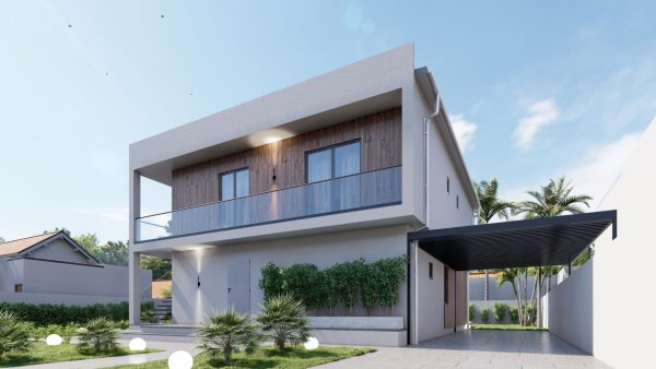 VILLA WITH FLOATING STAIRCASE IN FORT LAUDERDALE