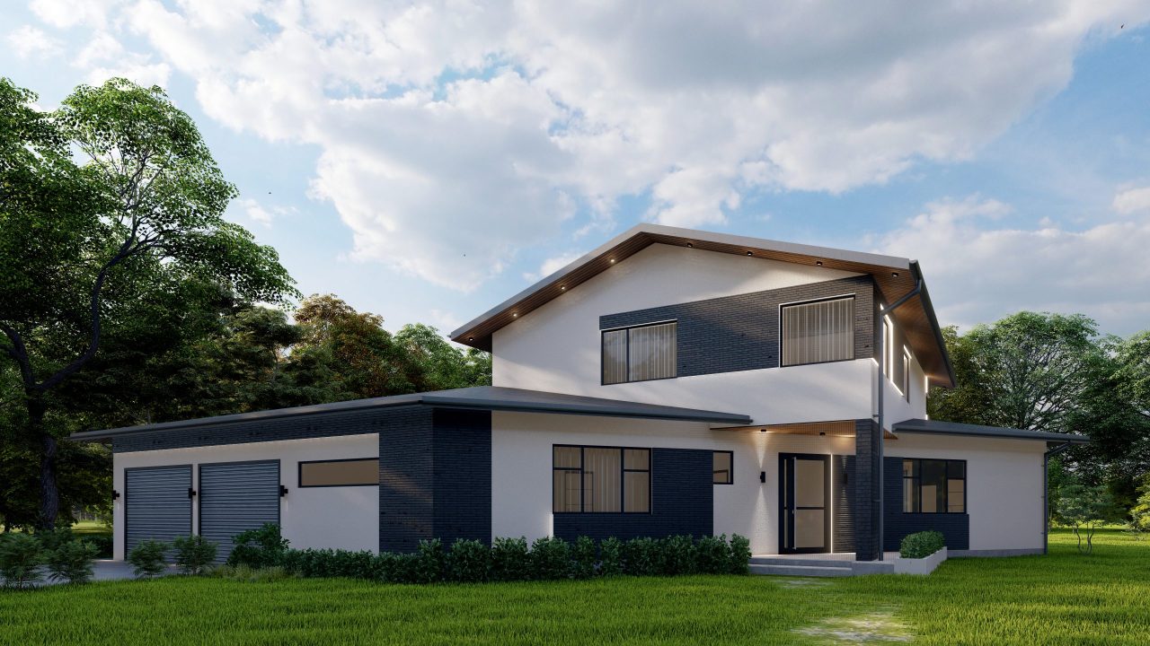 SCANDINAVIAN STYLE VILLA WITH GARAGE