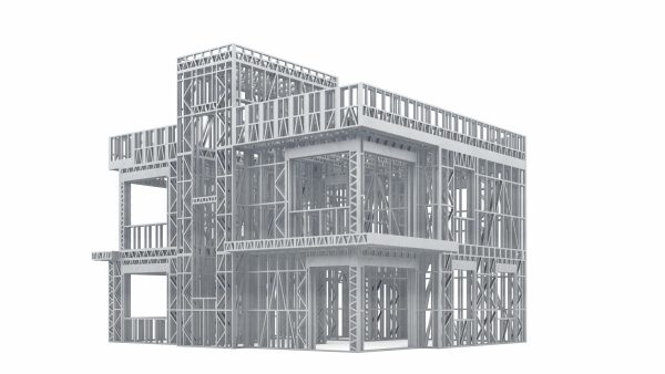 MODERN CHALET STYLE VILLA frame