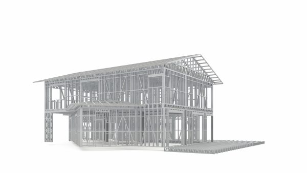 SCANDINAVIAN STYLE VILLA WITH GARAGE frame