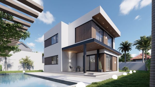 Two-story modular home with 4 bedrooms