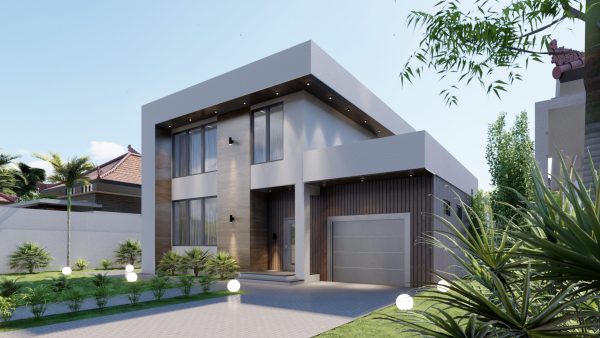 Two-story 2680 sq.ft. modular home with 3 bedrooms