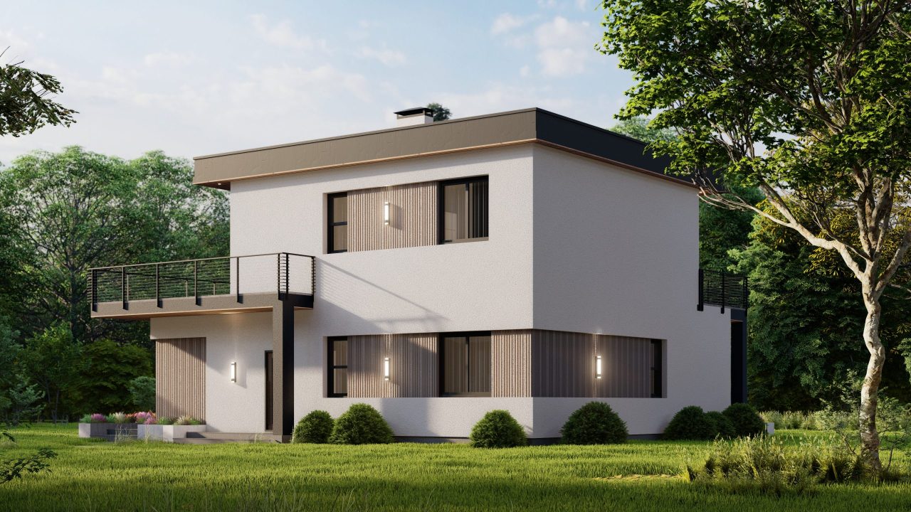 VILLA WITH PANORAMIC WINDOWS IN CONNECTICUT