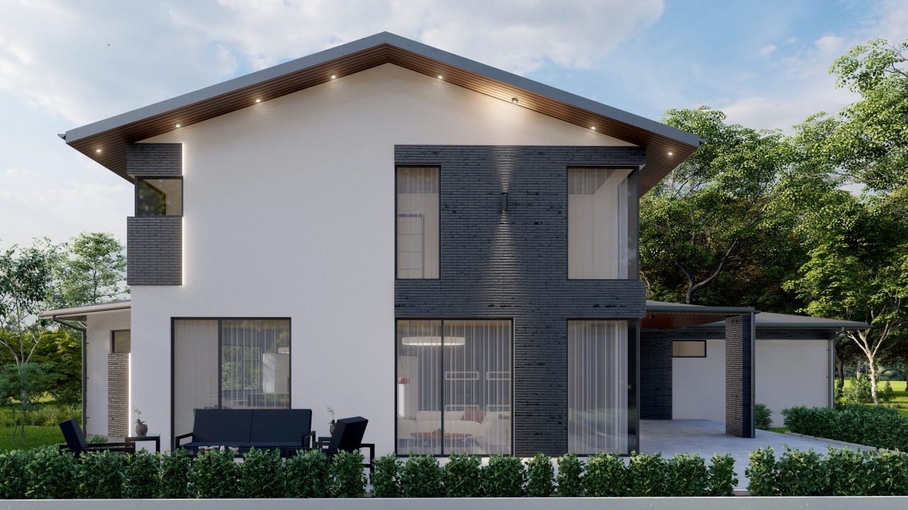 SCANDINAVIAN STYLE VILLA WITH GARAGE