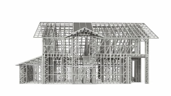 Two-story modular home 2450 sq.ft. frame