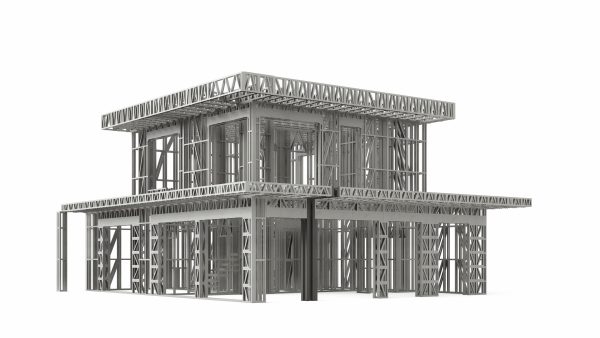 VILLA WITH PANORAMIC WINDOWS IN CONNECTICUT frame