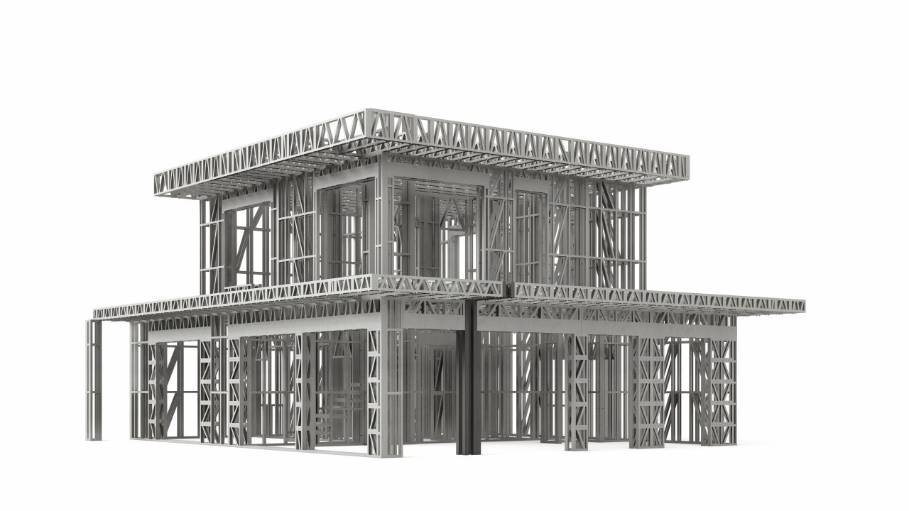 VILLA WITH PANORAMIC WINDOWS IN CONNECTICUT frame