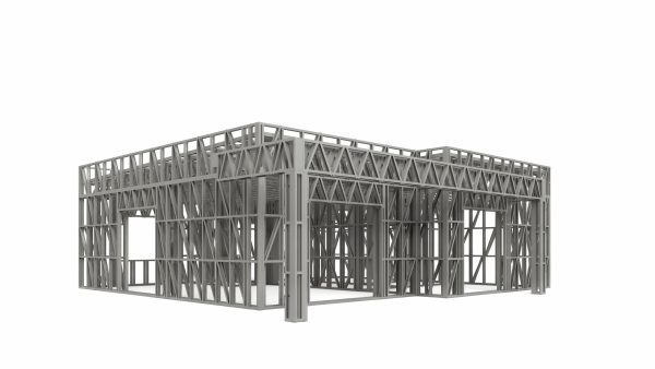 Modern modular home with 2 bedrooms frame