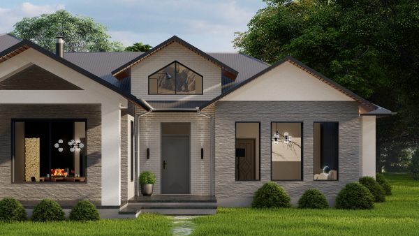 TRADITIONAL AMERICAN COUNTRY HOUSE