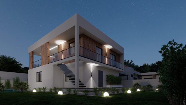 VILLA WITH FLOATING STAIRCASE IN FORT LAUDERDALE