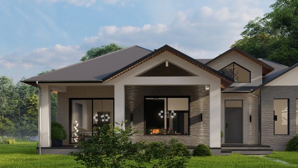TRADITIONAL AMERICAN COUNTRY HOUSE