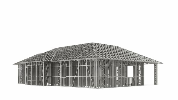 TRADITIONAL AMERICAN COUNTRY HOUSE frame
