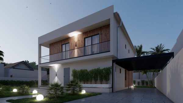 VILLA WITH FLOATING STAIRCASE IN FORT LAUDERDALE