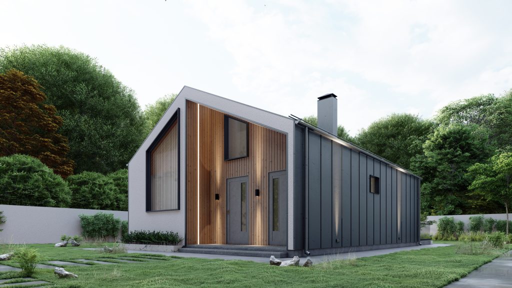 C80 prefab 2-bedrooms home
